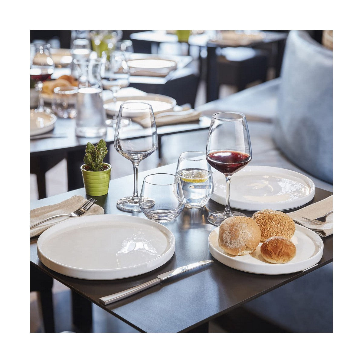 Arcoroc V. Juliette gedekte tafel