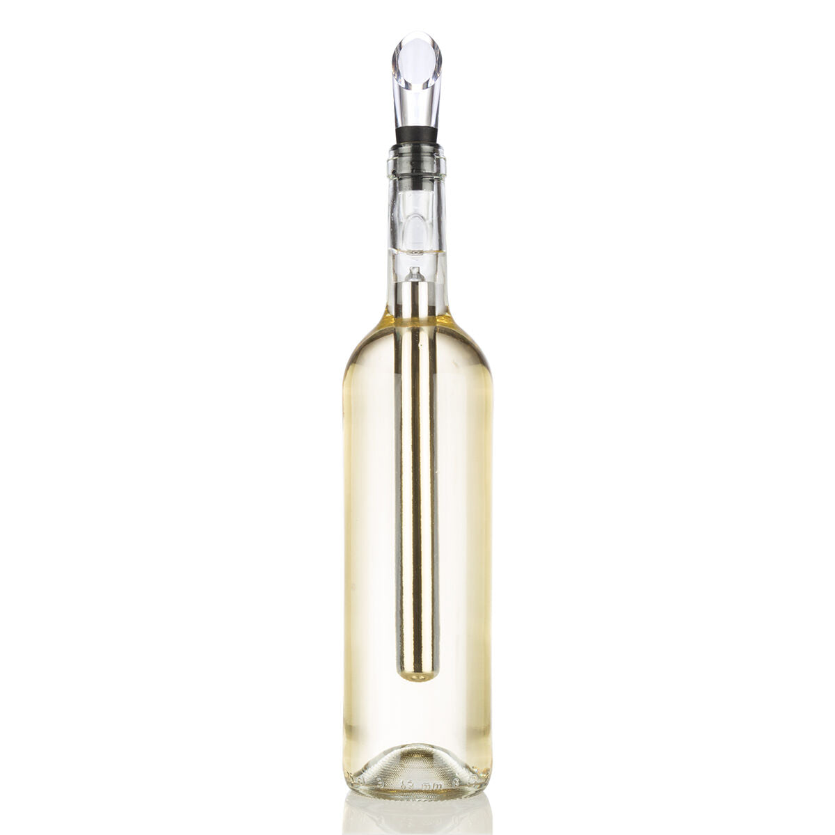 Wijnkoeler met beluchter fles wit