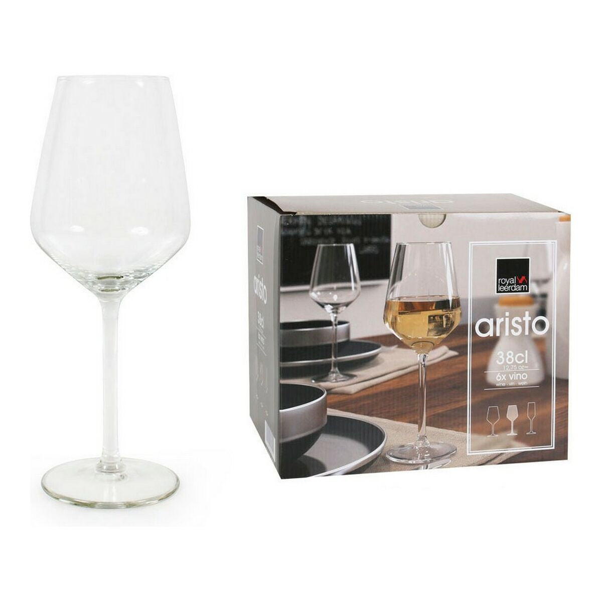 Royal Leerdam aristo wijnglas en doos